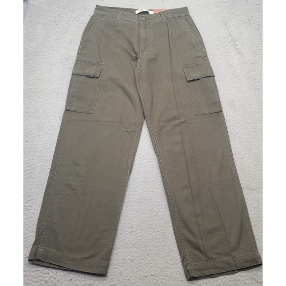 Urban Pipeline Cargo Pants Mens 30x32 Green Classic Fit Medium Wash Straight Leg - Picture 1 of 11